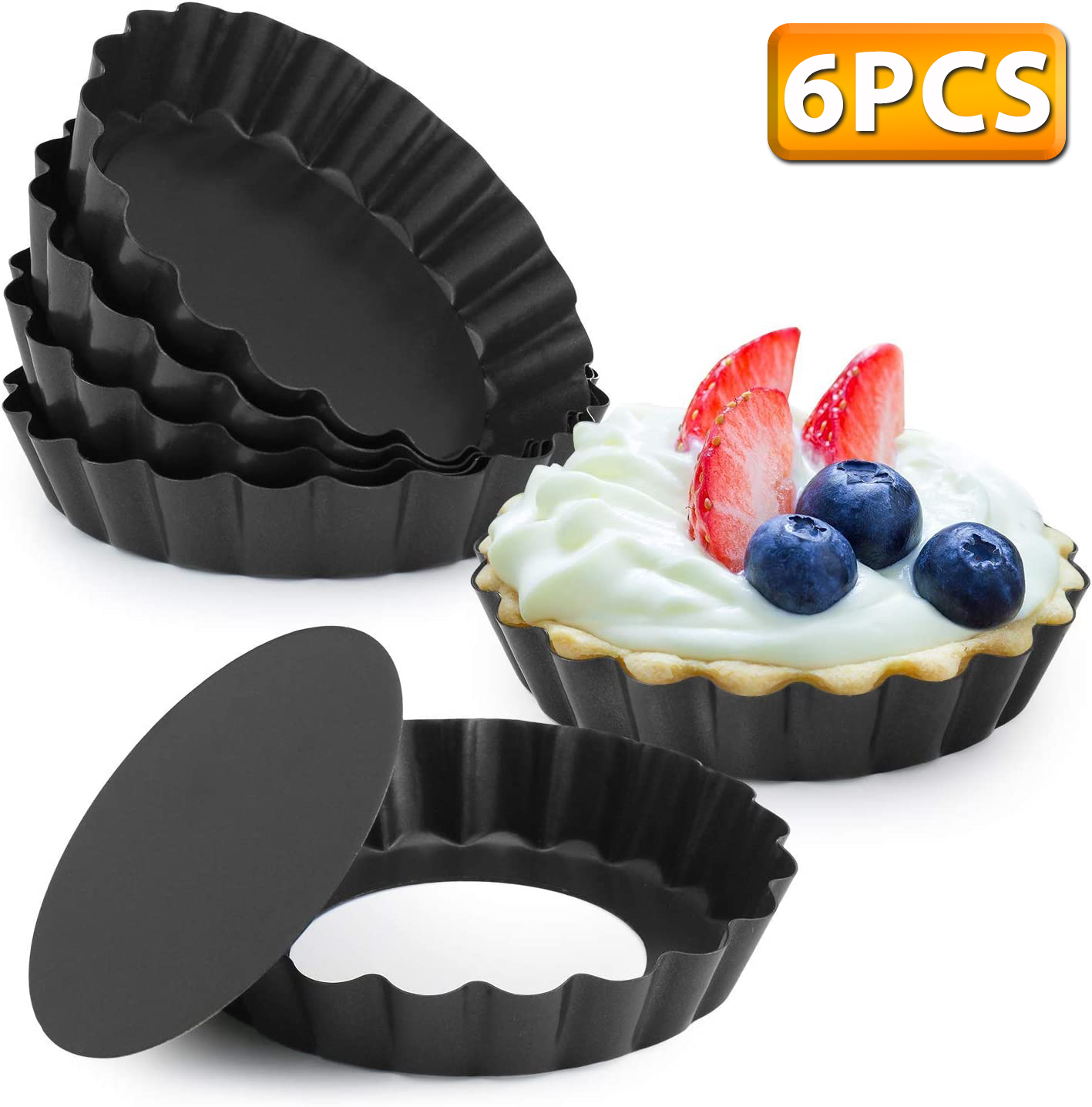 Muffin Tin Nonstick - Mini teglie per crostate da 6