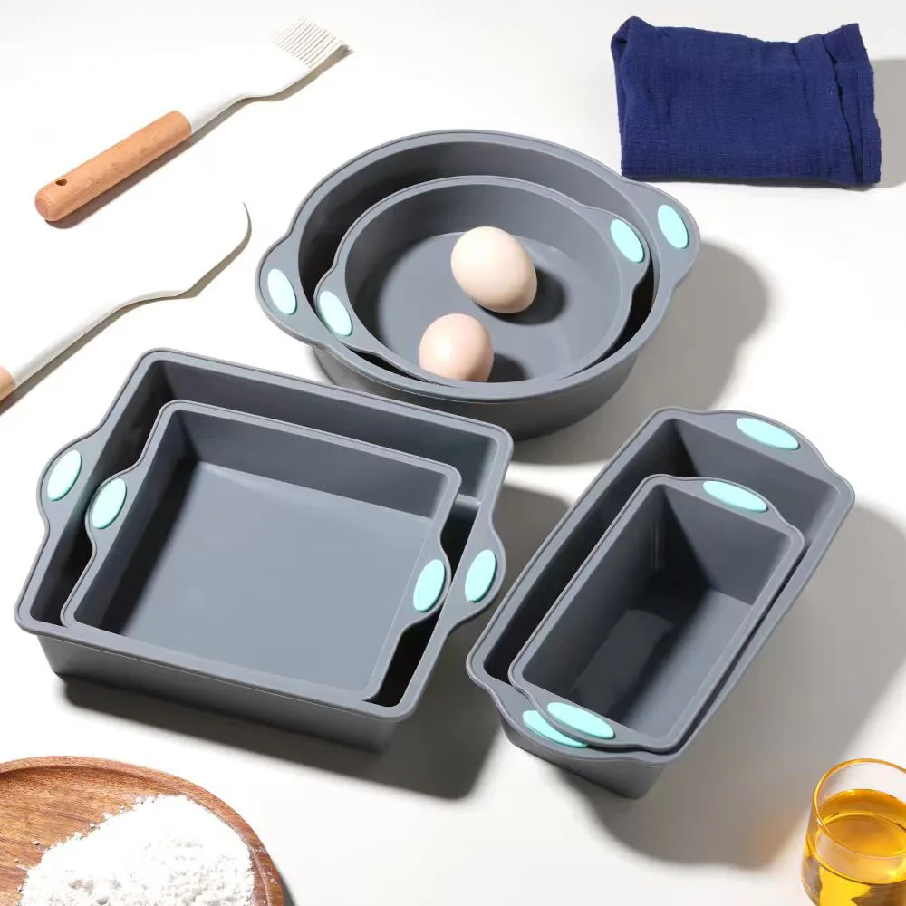 Kitchen Baking Utensils - Stampo per torta in silicone grigio