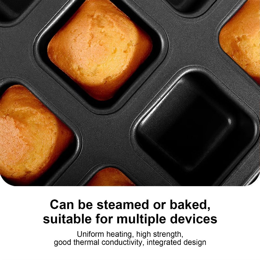 Muffin Tin Nonstick - Teglia per Muffin Quadrata a 12