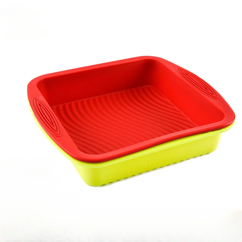 Kitchen Baking Utensils - Tortiera quadrata antiaderente quadrata in silicone