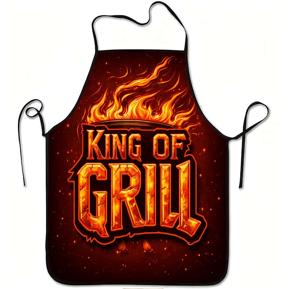 Kitchen Baking Gift Ideas - 1 grembiule Bbq King, grembiule con