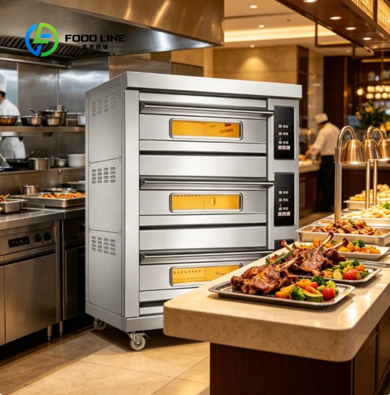 Commercial Kitchen Baking Oven - Forno Elettrico Commerciale in Acciaio Inox