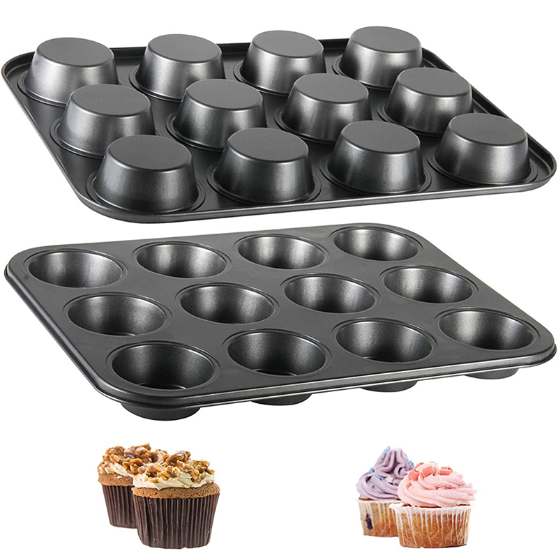Muffin Tin Nonstick - LMETJMA Vassoio per muffin Teglia per