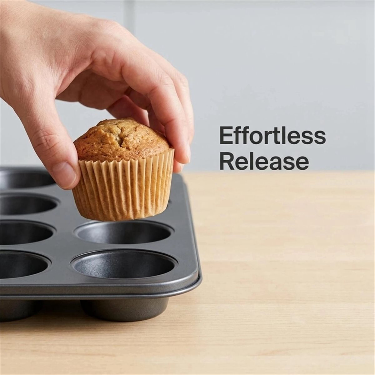 Muffin Tin Nonstick - Teglia per Mini Muffin con Foglietti