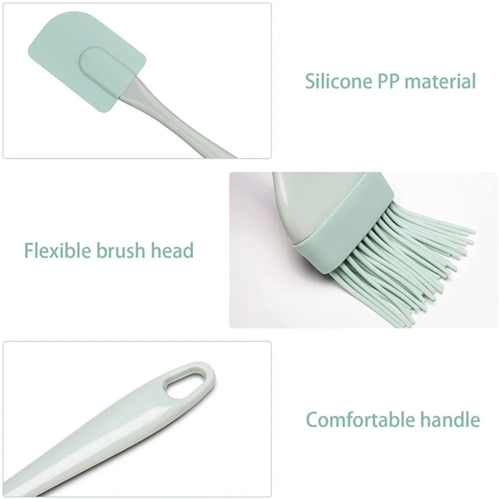 Kitchen Baking Brush - Set di 3 Spatole in Silicone