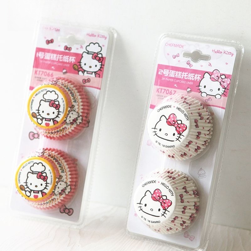 Kitchen Paper For Baking - Pirottini per Cupcake con Stampa Hello