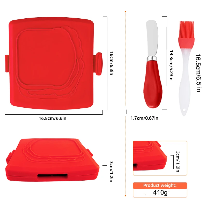 Set da 3 tostapane per sandwic - Kitchen Baking Brush recensione e prezzo