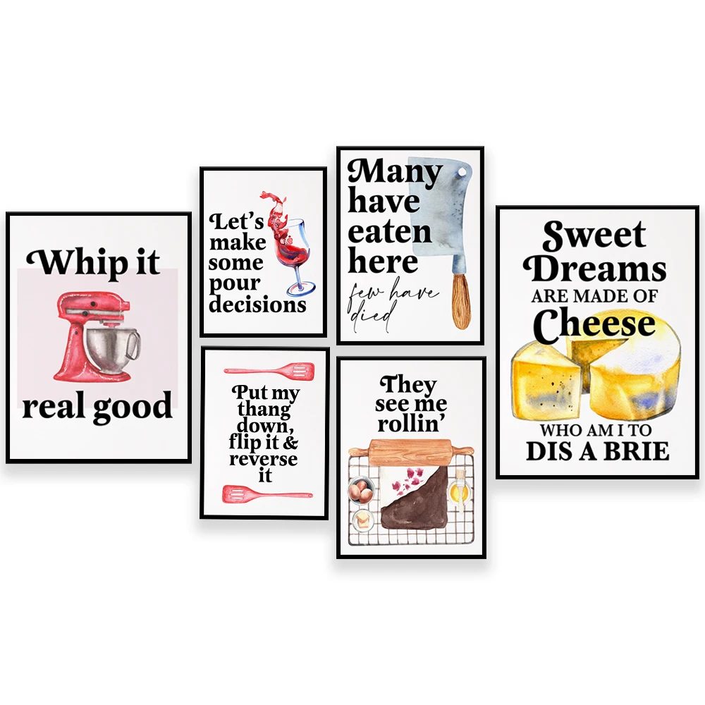 Poster con citazioni divertent - Kitchen And Baking Life recensione e prezzo