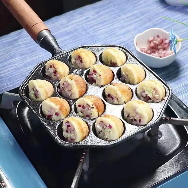 Cottura Takoyaki Pan 14 fori r - Kitchen Baking Brush recensione e prezzo