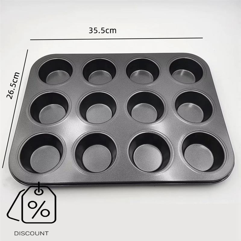 ABJO-3 Pack Antiaderente Muffi - Muffin Tin Nonstick recensione e prezzo