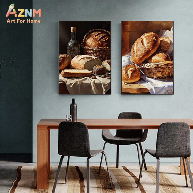 AZNM Dipinto Realistico di Pan - Kitchen And Baking Life recensione e prezzo