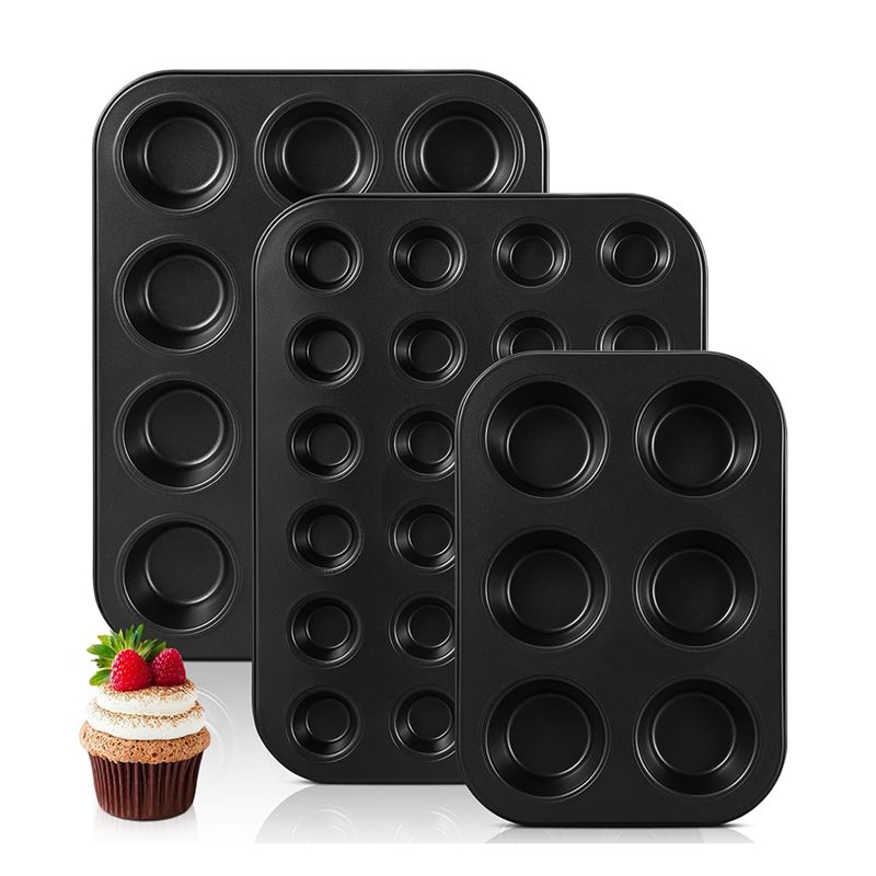 Set di 3 Stampi Antiaderenti p - Muffin Tin Nonstick recensione e prezzo