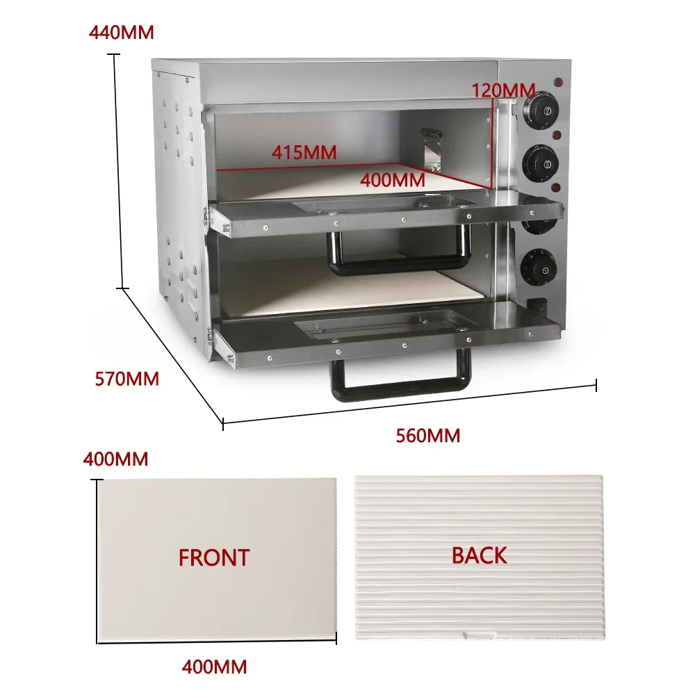 HomeWise Forno da Forno Commer - Commercial Kitchen Baking Oven recensione e prezzo
