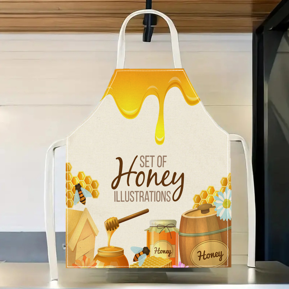 Grembiule con disegno di ape,  - Kitchen Baking Gift Ideas recensione e prezzo