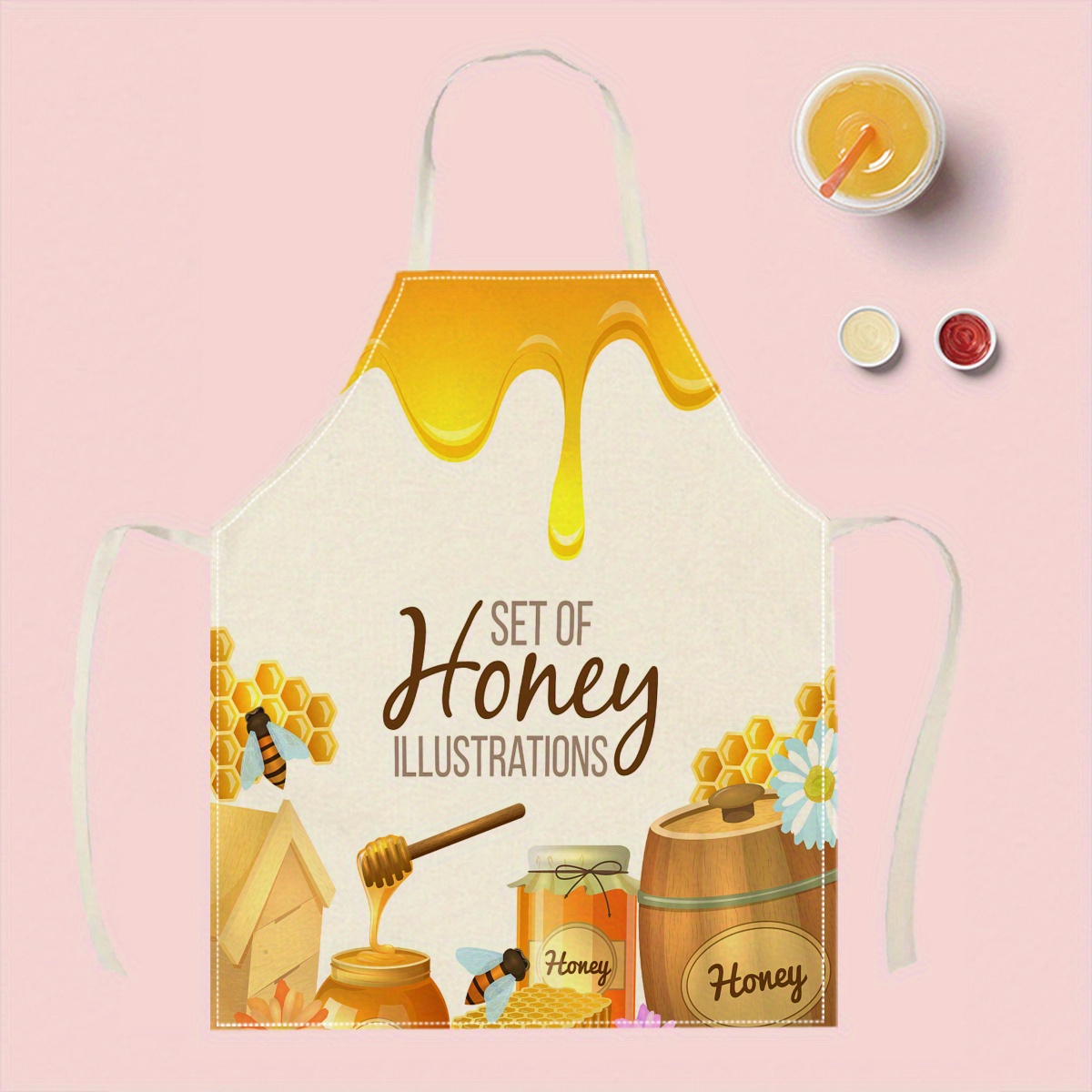Grembiule con disegno di ape,  - Kitchen Baking Gift Ideas recensione e prezzo