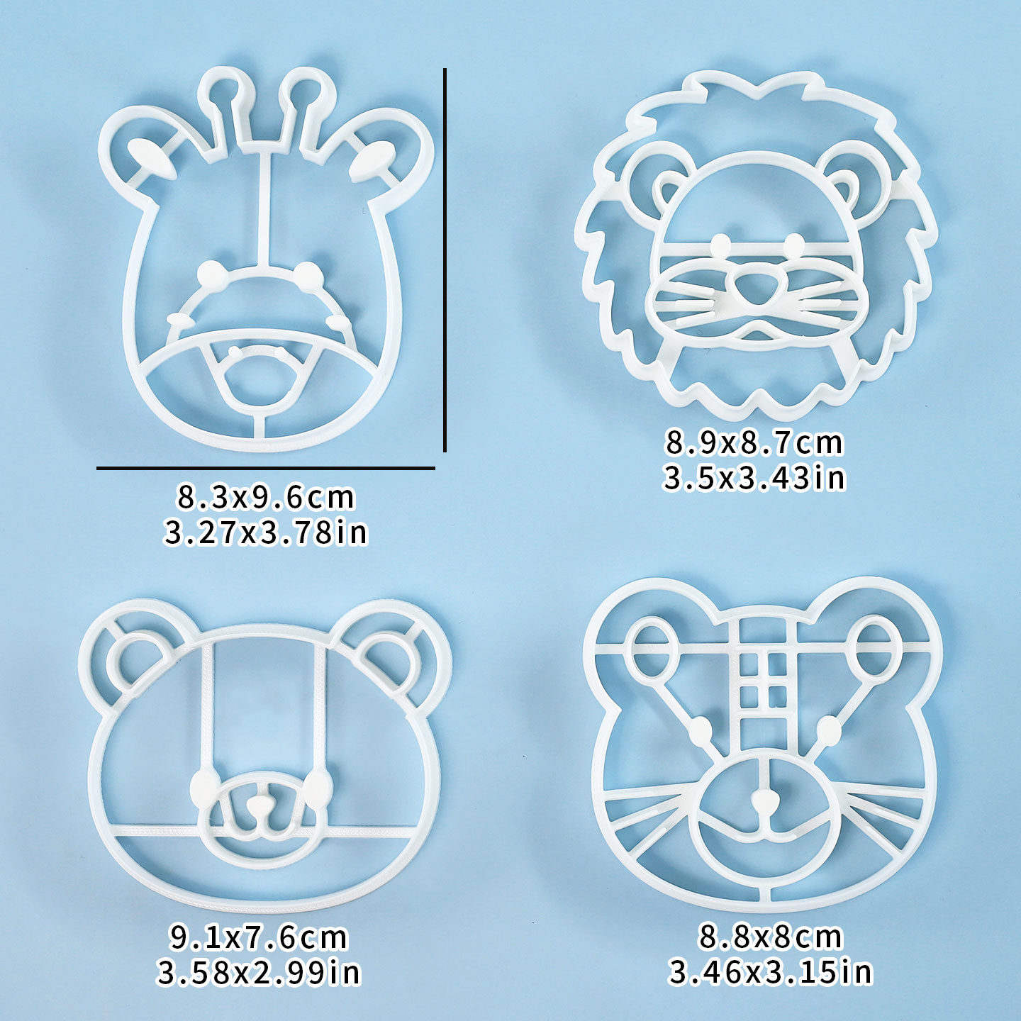 Set di 4 Tagliabiscotti a Form - Kitchen Equipment For Baking recensione e prezzo