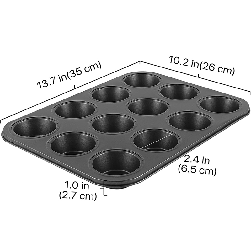 LMETJMA Vassoio per muffin Teg - Muffin Tin Nonstick recensione e prezzo