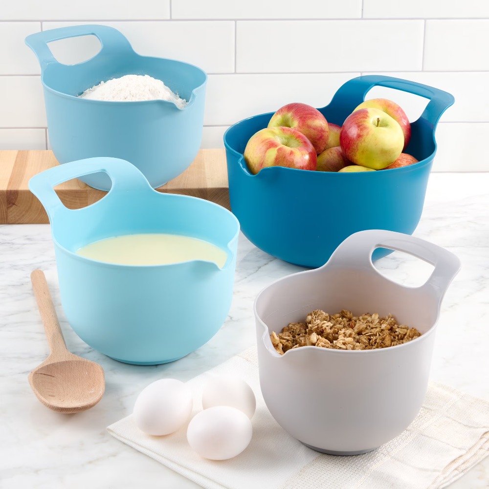 Set di 4 Ciotole in Plastica I - Kitchen Baking Utensils recensione e prezzo