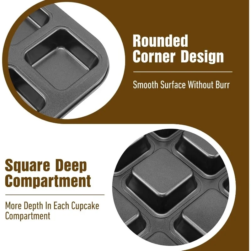 Teglia da Forno Quadrata Antia - Muffin Tin Nonstick recensione e prezzo