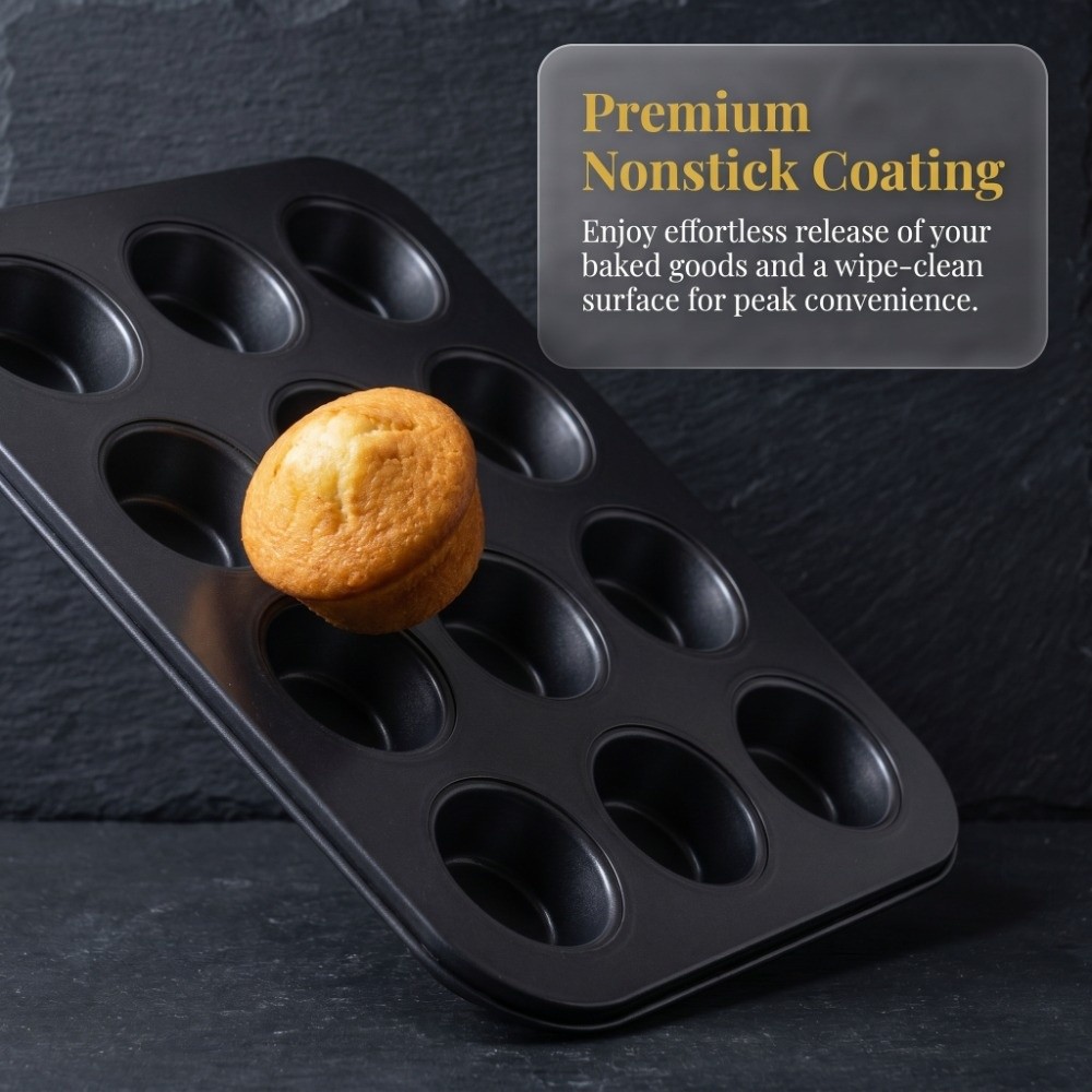 Teglia per Muffin in Acciaio a - Muffin Tin Nonstick recensione e prezzo