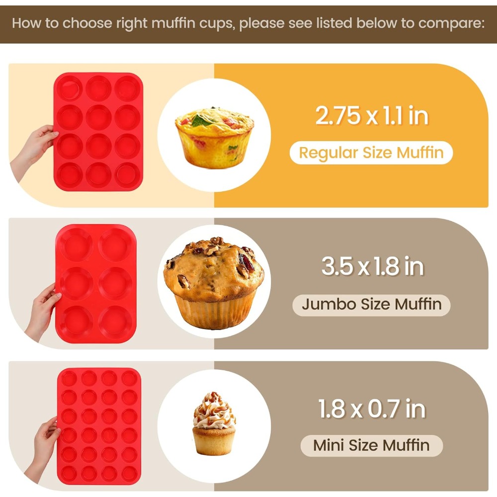 Stampo in Silicone per 12 Muff - Muffin Tin Nonstick recensione e prezzo