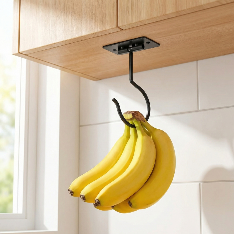Gancio a banana autoadesivo in - Kitchen Baking Storage recensione e prezzo