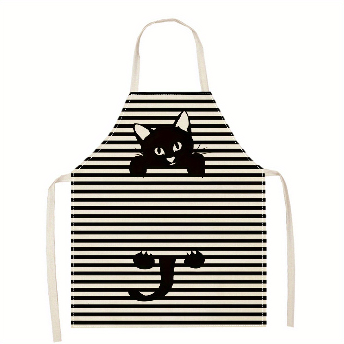 Grembiule in Lino con Stampa D - Kitchen Baking Gift Ideas recensione e prezzo